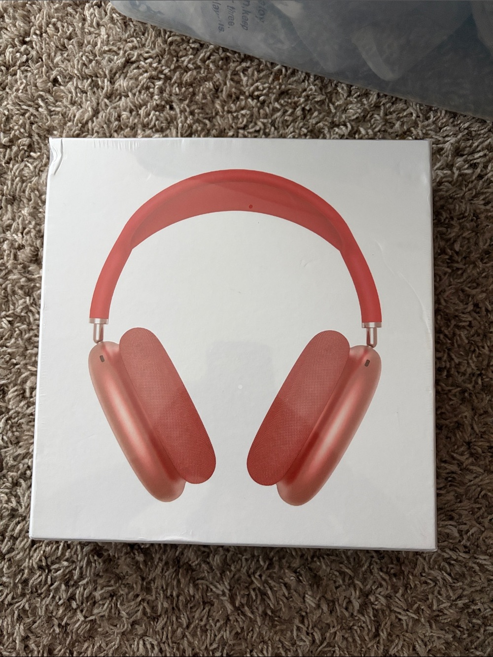 Red Wireless Over-Ear Headphones
